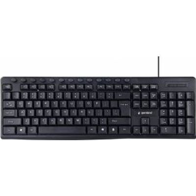 Gembird KB-UM-107 toetsenbord USB Amerikaans Engels Zwart