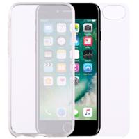0 75 mm dubbelzijdig ultra-dunne transparante PC + TPU Case voor iPhone 8 & 7