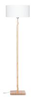Vloerlamp Fuji - Wit/Bamboe - Ø47cm