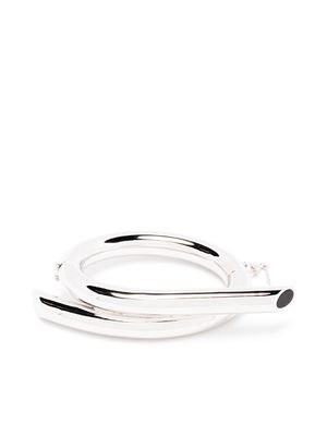 AMBUSH bracelet Pipe orné de pierres - Argent