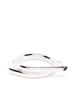 AMBUSH bracelet Pipe orné de pierres - Argent