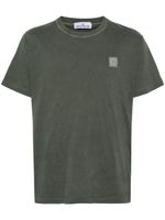 Stone Island t-shirt en coton - Vert - thumbnail