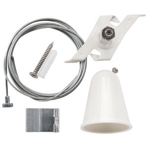 SG Shopline spanningsrail Pendelkit 1.5M Wit