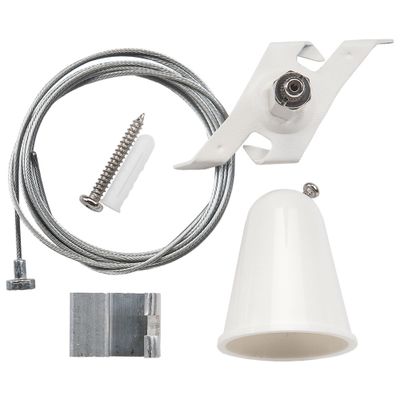 SG Shopline spanningsrail Pendelkit 1.5M Wit