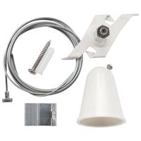 SG Shopline spanningsrail Pendelkit 1.5M Wit