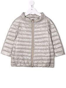 Herno Kids veste matelassée à fermeture zippée - Gris