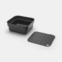 Brabantia Sink Side afwasbak met afdruipschaal - Dark Grey - thumbnail