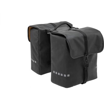 Dubbele Fietstas Odense black Racktime 39L