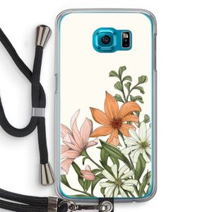 Floral bouquet: Samsung Galaxy S6 Transparant Hoesje met koord