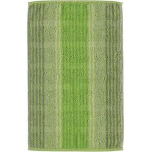 Cawö Cawö Cashmere Streifen Gastendoekje Kiwi 30x50
