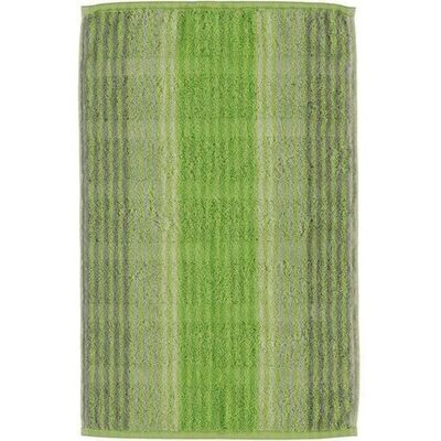 Cawö Cawö Cashmere Streifen Gastendoekje Kiwi 30x50