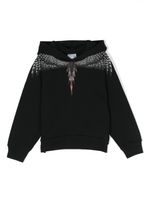 Marcelo Burlon County Of Milan Kids hoodie Grizzly Wings en coton - Noir