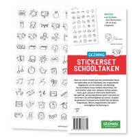 Gezinnig Stickerset schooltaken