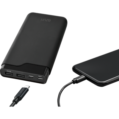 Azuri Slim Powerbank Azuri 3x+ USB-C 15.000 mAh