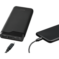 Azuri Slim Powerbank Azuri 3x+ USB-C 15.000 mAh