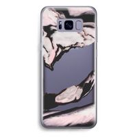 Roze stroom: Samsung Galaxy S8 Plus Transparant Hoesje