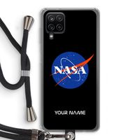 NASA: Samsung Galaxy A12 Transparant Hoesje met koord