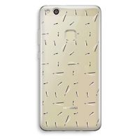 Hipster stripes: Huawei Ascend P10 Lite Transparant Hoesje