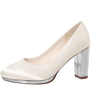 Rainbow Club Clair Bruidsschoenen Zilver | Maat: 41