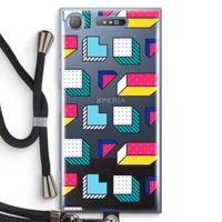 8-bit N°7: Sony Xperia XZ1 Transparant Hoesje met koord