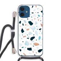 Terrazzo N°13: iPhone 12 Transparant Hoesje met koord