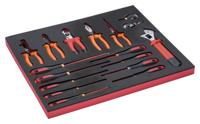 Bahco Foaminlay Fit&Go 3/3 met sleutels | tangen en schroevendraaiers - VDE - 17-delig - FF1A5009
