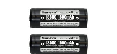 Wiha 41914 | Accuset 18500 Li-ion | 2 stuks - 41914