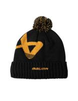Bauer Intarsia Knit Pom Beanie Ho24 Muts (zwart-geel) Jr. Zwart / Geel