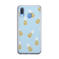 Ananasjes: Samsung Galaxy A40 Transparant Hoesje