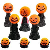 10st halloween pompoen hoofd stuiterende medium springende pop vingerpop stuiterende pop feestcadeau Lightinthebox - thumbnail