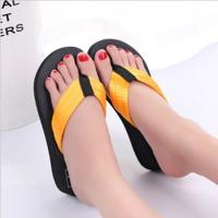 Pailletten slippers wig Ith flip flops grootte: 38 (oranje)