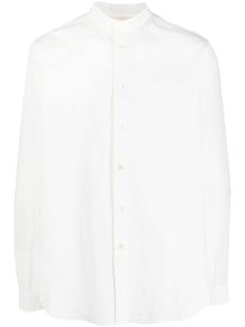 Forme D'expression chemise en coton à col officier - Blanc