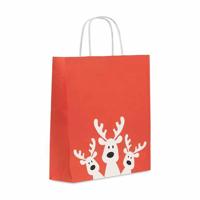 Geschenktasje Kerst Rendier maat M