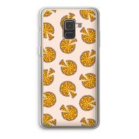 You Had Me At Pizza: Samsung Galaxy A8 (2018) Transparant Hoesje