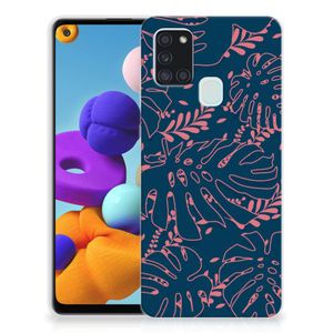 Samsung Galaxy A21s TPU Case Palm Leaves