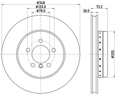 Remschijf 8DD355120751