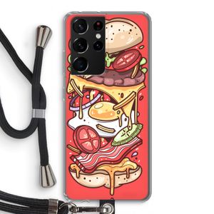 Diet Coke Please: Samsung Galaxy S21 Ultra Transparant Hoesje met koord