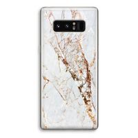 Goud marmer: Samsung Galaxy Note 8 Transparant Hoesje