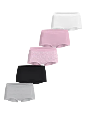 Bjorn Borg 5-pack dames boxershort- Everyday cotton - Roze combi