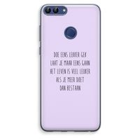 Gek: Huawei P Smart (2018) Transparant Hoesje