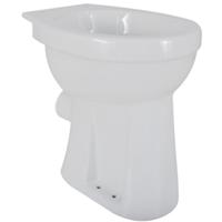 Xellanz Staande Toiletpot PK 46x46cm Glanzend Wit