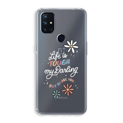 Tough Life: OnePlus Nord N10 5G Transparant Hoesje