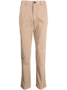 PS Paul Smith pantalon droit à taille mi-haute - Marron