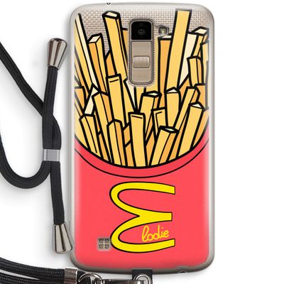 McElodie: LG K10 (2016) Transparant Hoesje met koord
