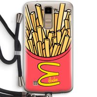 McElodie: LG K10 (2016) Transparant Hoesje met koord