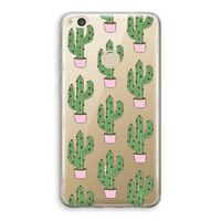 Cactus Lover: Huawei Ascend P8 Lite (2017) Transparant Hoesje