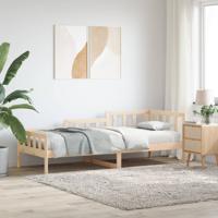 Slaapbank zonder matras 80x200 cm massief grenenhout