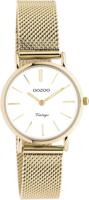 OOZOO Timepieces Horloge Goud/Wit | C20231