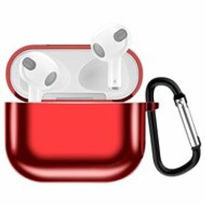 AirPods 3 hoesje - TPU - Electroplating series - Rood