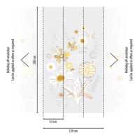 Livingwalls The Wall II - Grijs - Floral - 392101
